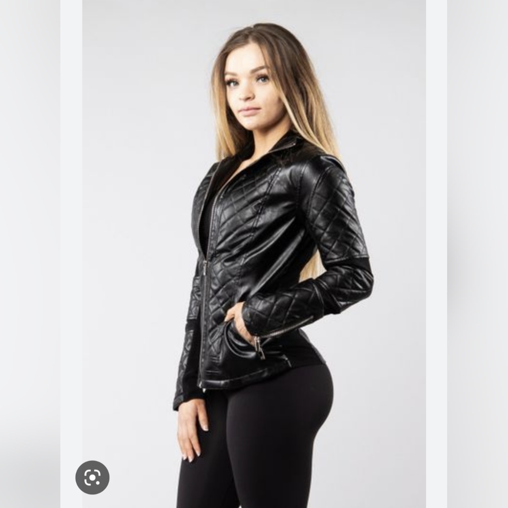 Buffbunny Moto Jacket Size XS Black